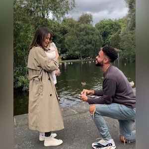 ZARA XSMALL TRENCH COAT